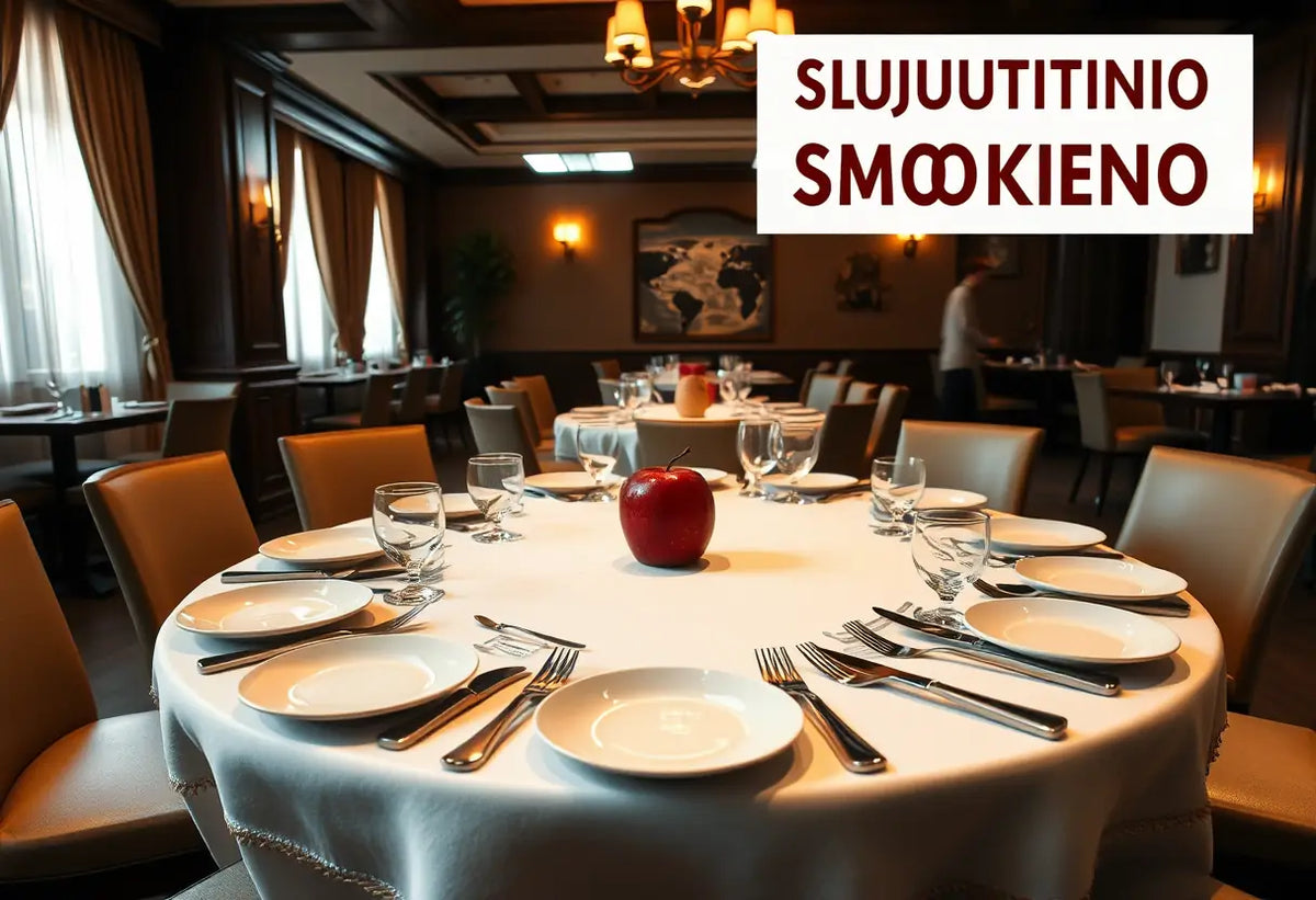 Un repas simple avec une pomme au centre, en rapport avec l'arrêt du tabac et l'érection.