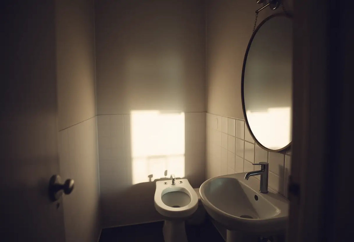 Salle de bains avec bidet pour la santé intime