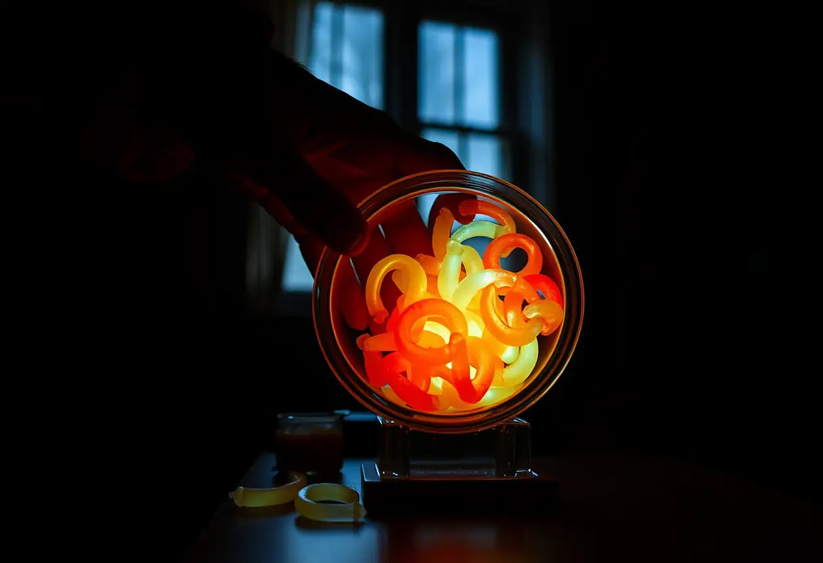 Main highlight : les préservatifs lumineux
