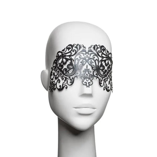 masque vinyle noir sexy réutilisable adhésifs confortable ajustable taille unique élégant mystérieux soirées pimentées événements costumes séduisant glamour