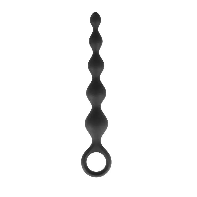 chaîne anale silicone sécuritaire débutants Dorcel noir 17cm diamètre progressif graduée douce ergonomique insertion facile hygiénique taille unique