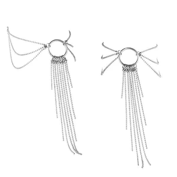 Chaîne cheville argent massif, finition brillante, design élégant et glamour, idéale pour tenues estivales et soirées.