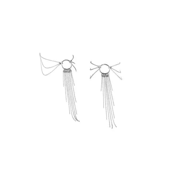 Chaîne cheville argent massif brillante, élégante et glamour, parfaite pour soirées estivales chic et bohème.