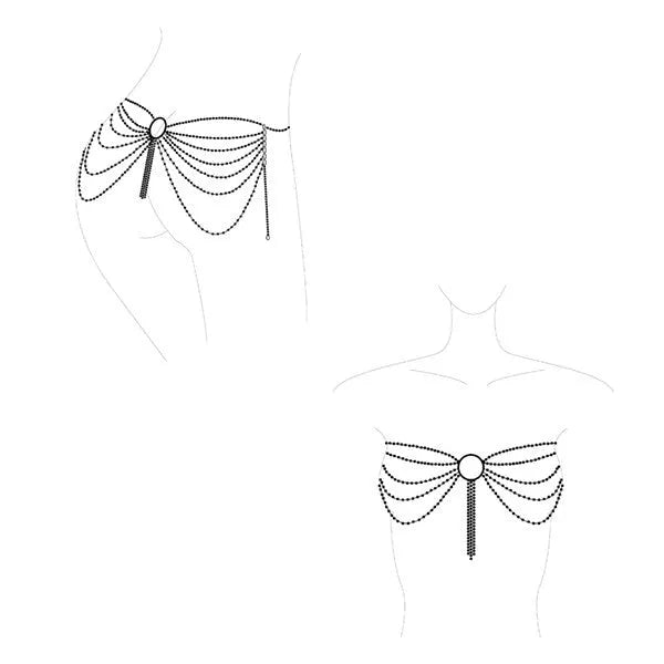 Chaîne taille argentée élégante, ajustable, sublimant les courbes féminines, idéale pour tenues de soirée glamour.