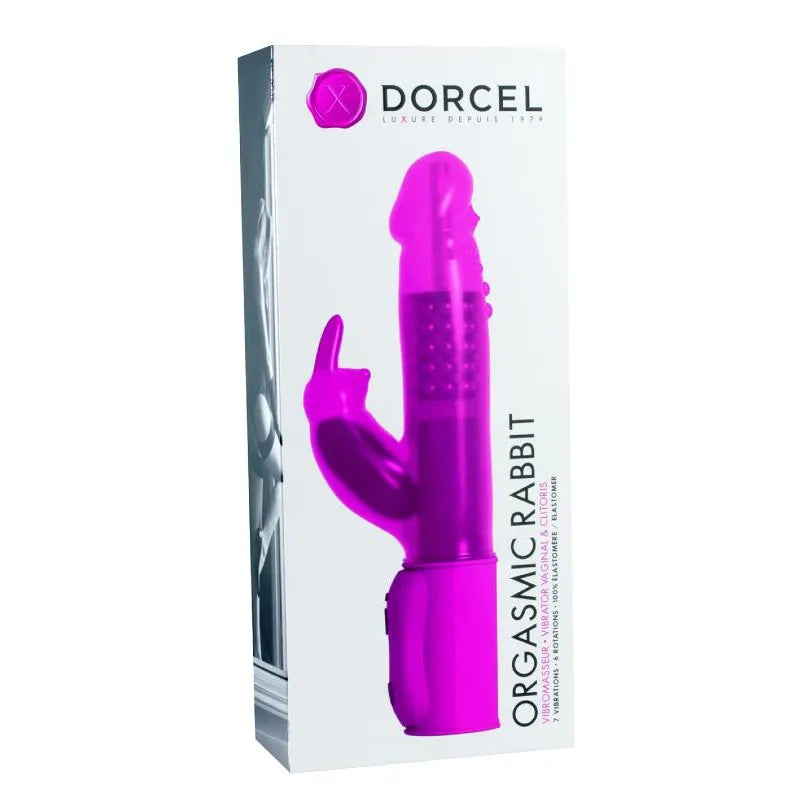 Vibromasseur Rabbit Dorcel rotation stimulation clitoridienne plaisir féminin élite rose