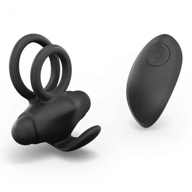 anneau pénien vibrant télécommandé puissant vibrations longue portée couple complicité discret élégant sans phtalates taille unique confortable silicone silencieux portable