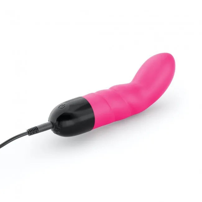 Vibromasseur stimulation point G silicone waterproof rechargeable 10 modes rose