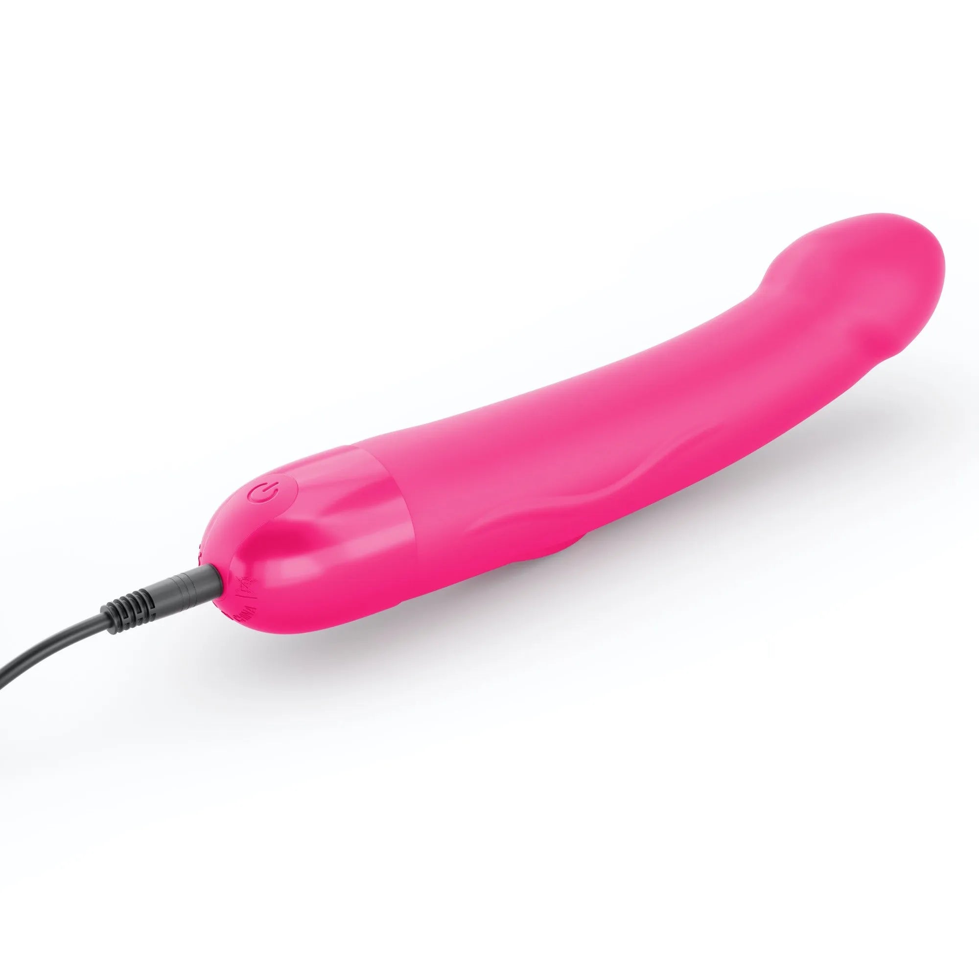 Vibromasseur rechargeable silicone magenta 22 cm waterproof 10 modes vibration