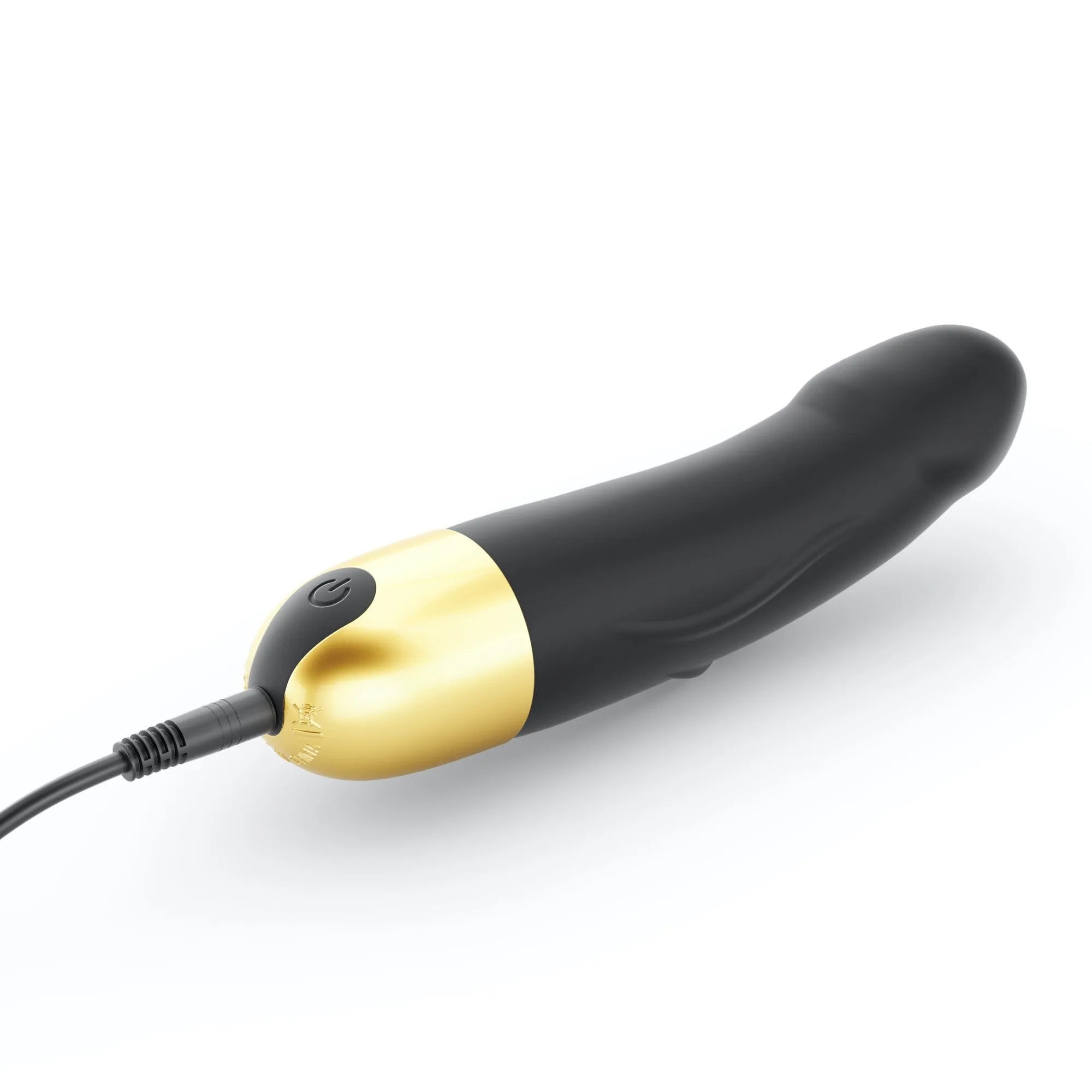 Sextoy silicone rechargeable waterproof 10 modes vibrations noir or 16 cm