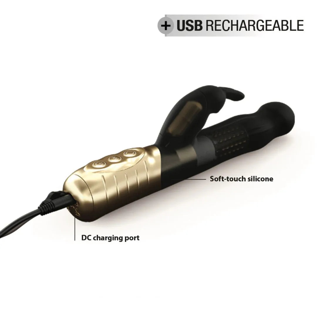 Vibromasseur rechargeable Dorcel Baby Rabbit stimulation point G clitoris waterproof