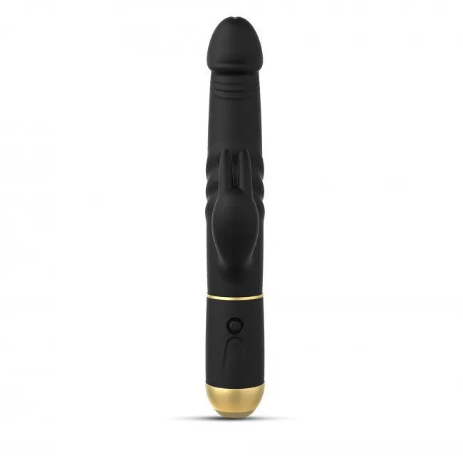 Vibromasseur silicone liquide 3-en-1 stimulation point G clitoris rechargeable