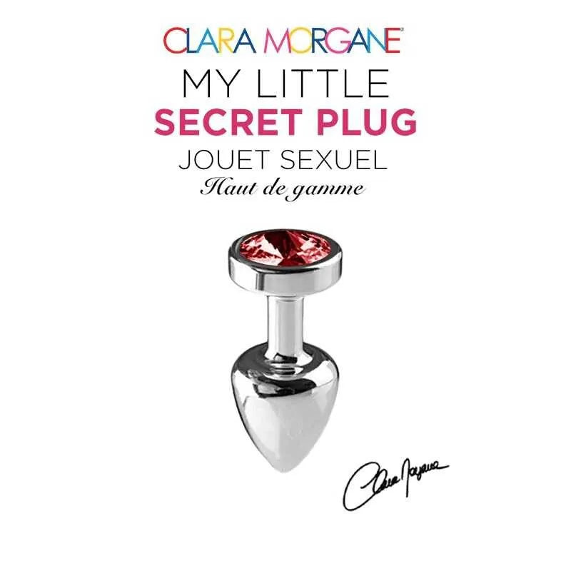 plug anal aluminium rouge élégant lisse résistant étanche compact léger discret 7cm hauteur 25mm diamètre débutants expérimentés