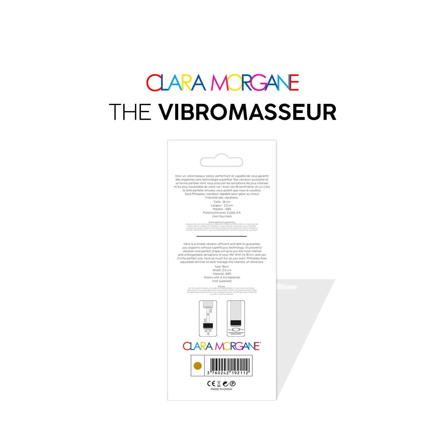 Vibromasseur ABSPhtalates Sans Vibrant Femme Clitoris Vaginal 18cm Gold
