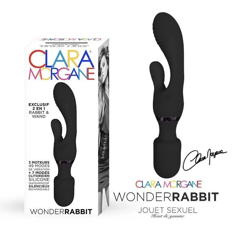 Vibromasseur silicone rechargeable waterproof 7 modes vibration femme noir