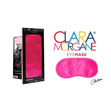Masque Clara Morgane - Élégance rose pour bien-être intime détente relaxation sommeil masque yeux doux confort
