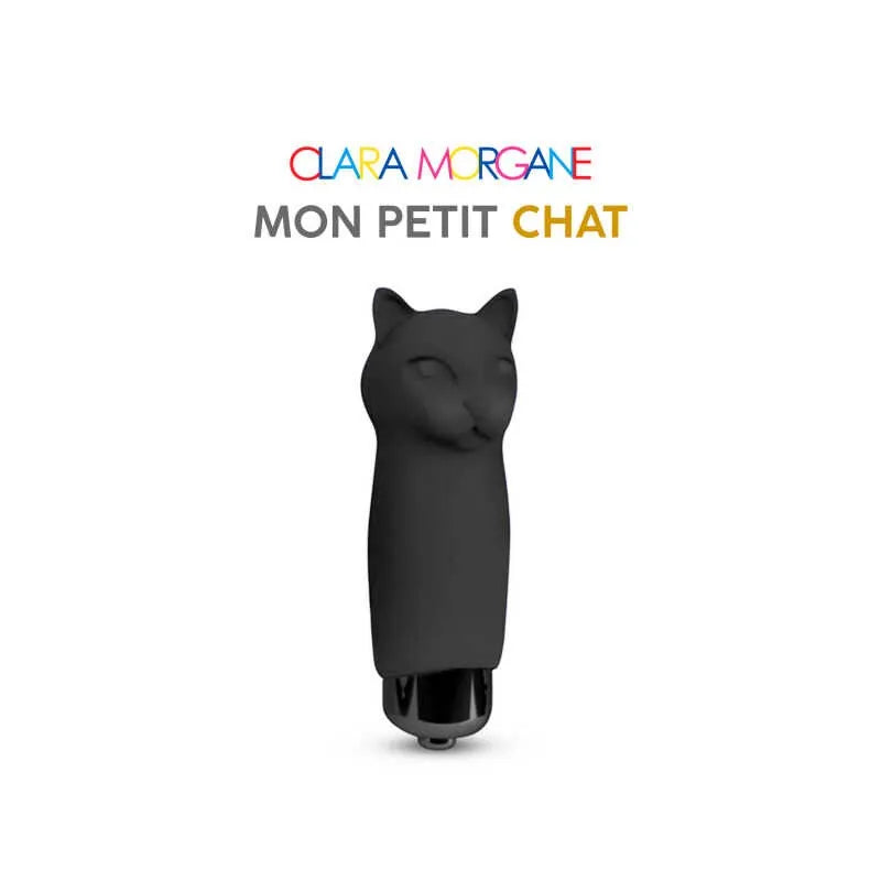 mini vibromasseur clitoridien étanche dix modes noir compact élégant silicone plastique sans phtalates portable discret pilesLR44 Clara Morgane