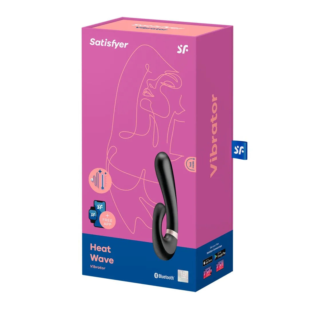 Stimulateur clitoridien vibromasseur point G silicone médical étanche noir Satisfyer