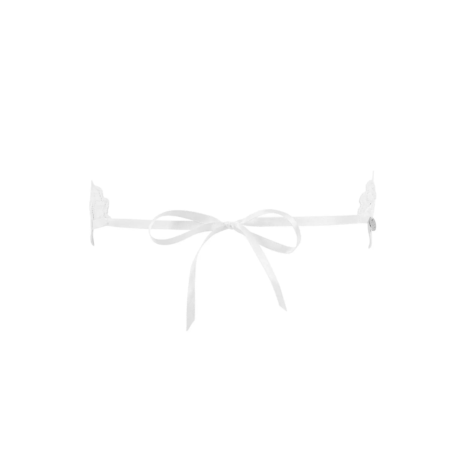 masque yeux satin blanc dentelle chic sexy romantique sensuel ajustable ruban doux extensible confortable élégant séduisant glamour intime soirée coquine