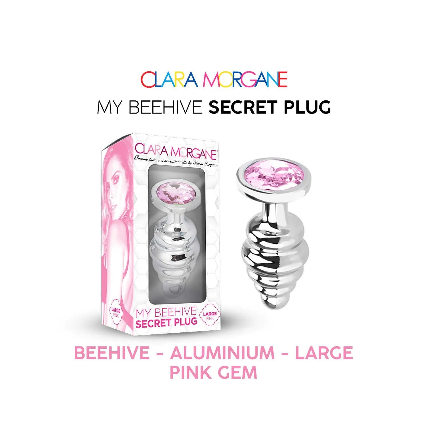 bouchon anal aluminium rose ergonomique poli hypoallergénique tailles petite moyenne grande sensation intime confort nettoyage facile usage solitaire
