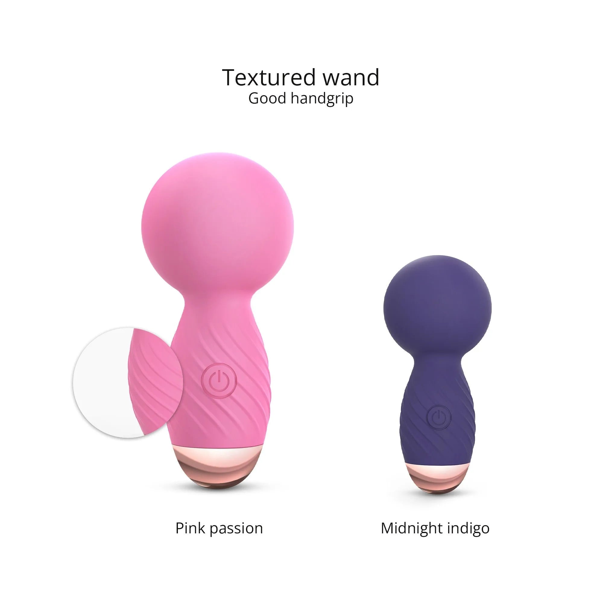 vibromasseur compact puissant silencieux flexible miniaturisé portable discret ergonomique doux moelleux rechargeable 8cm pochette rose voyage