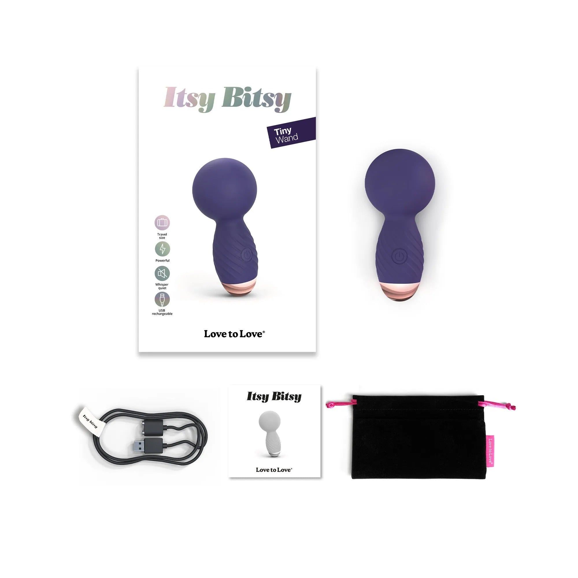 Masseur puissant mini compact portable silencieux discret flexible cou articulé tête moelleuse silicone haute qualité bleu nuit indigo