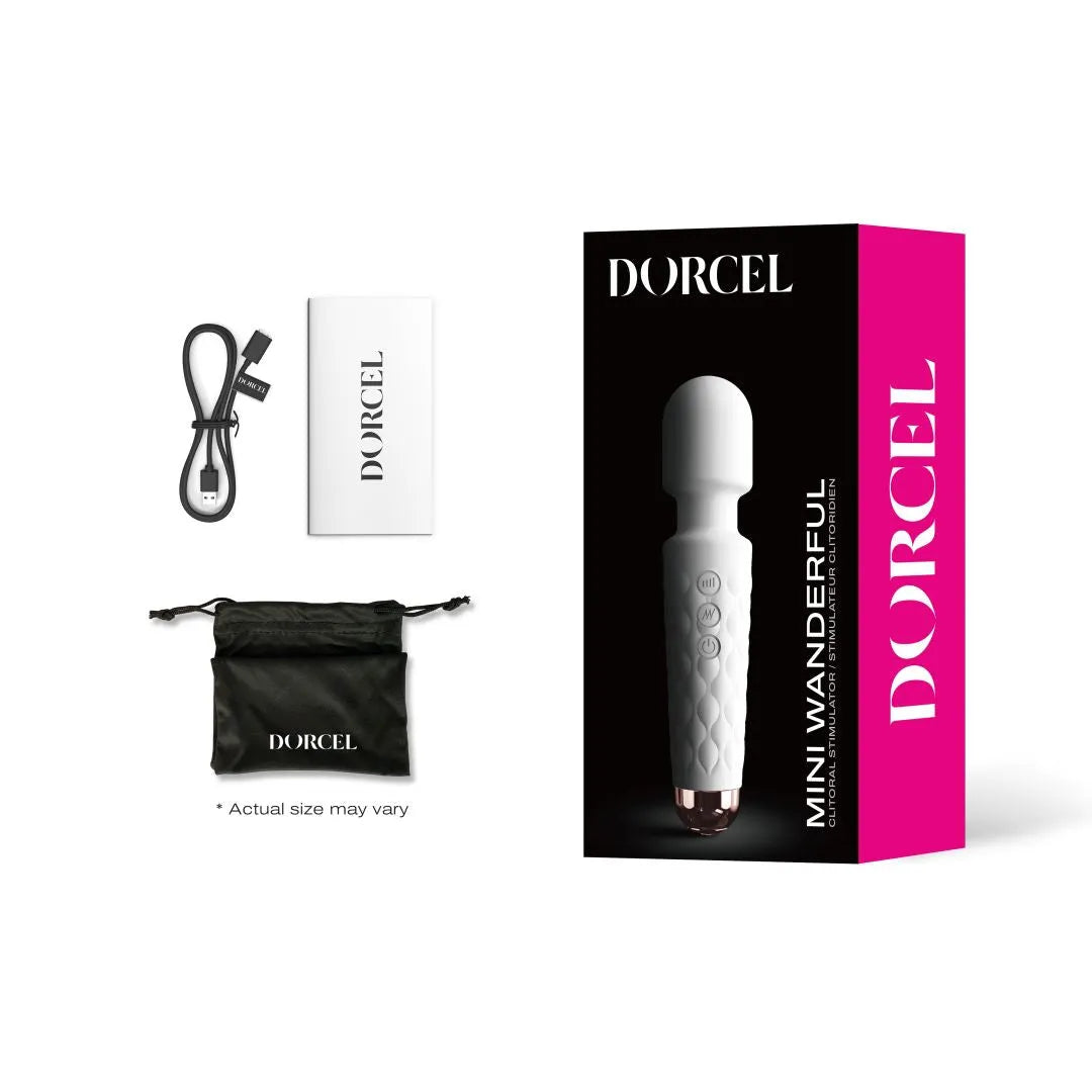 mini vibromasseur compact portable silencieux puissant rechargeable silicone souple flexible quinze centimètres vingt modes stimulation vaginale clitoridienne blanc or rose