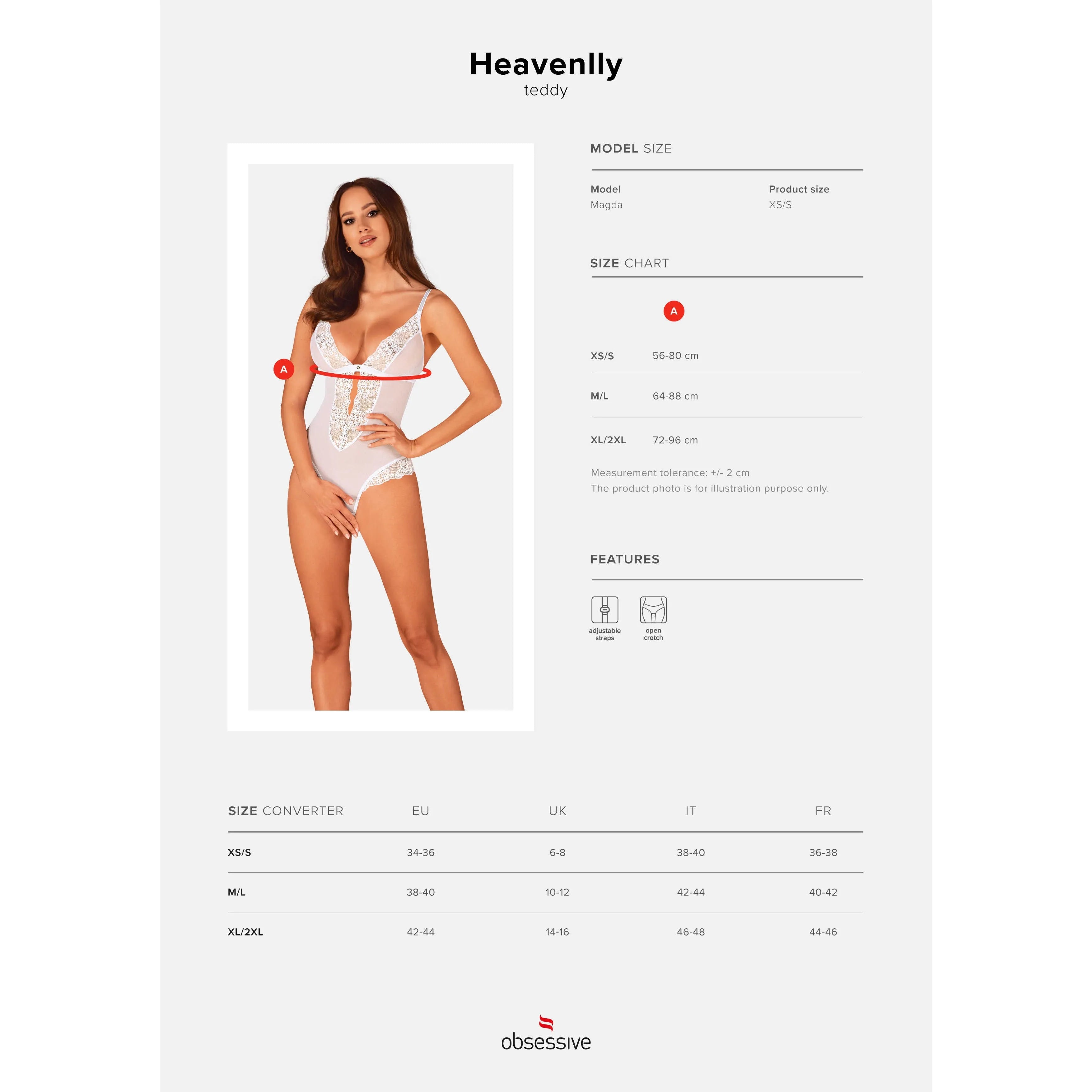 lingerie sexy blanc ouvert entrejambe bretelles réglables luxe pendentif bijou tissu extensible doux élégant raffiné sensuel audacieux confortable