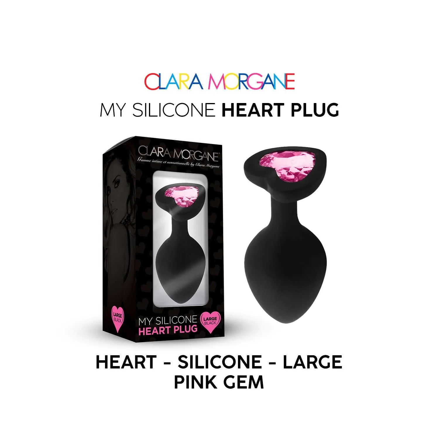 silicone doux hypoallergénique ergonomique confortable coeur forme bijou intime gemme rose lisse nettoyable petit moyen grand