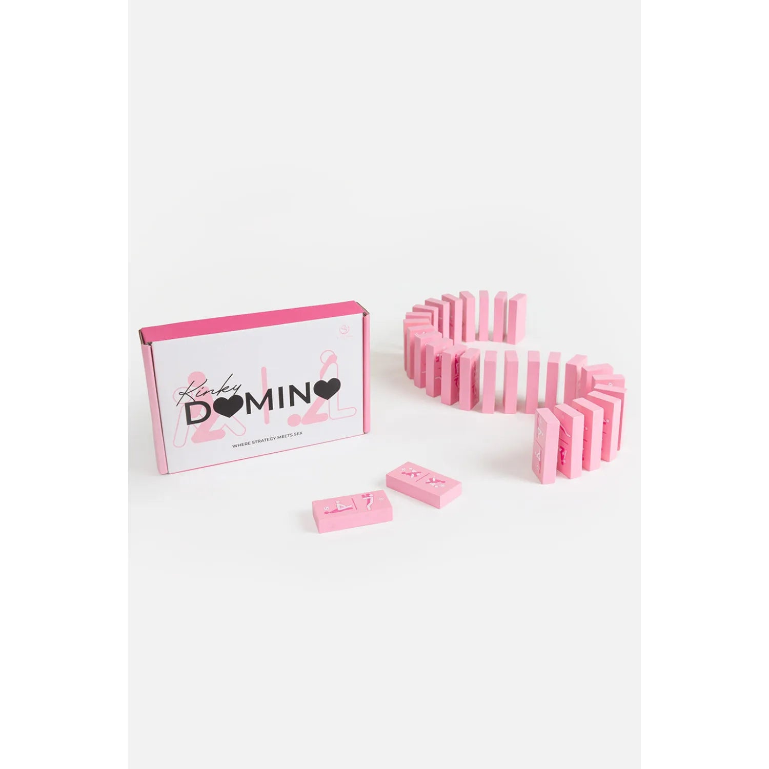 Jeu dominos coquins bois positions kamasutra couples soirée intime cadeau original sensuel rose compact léger durable pièces illustrées ludiques érotiques