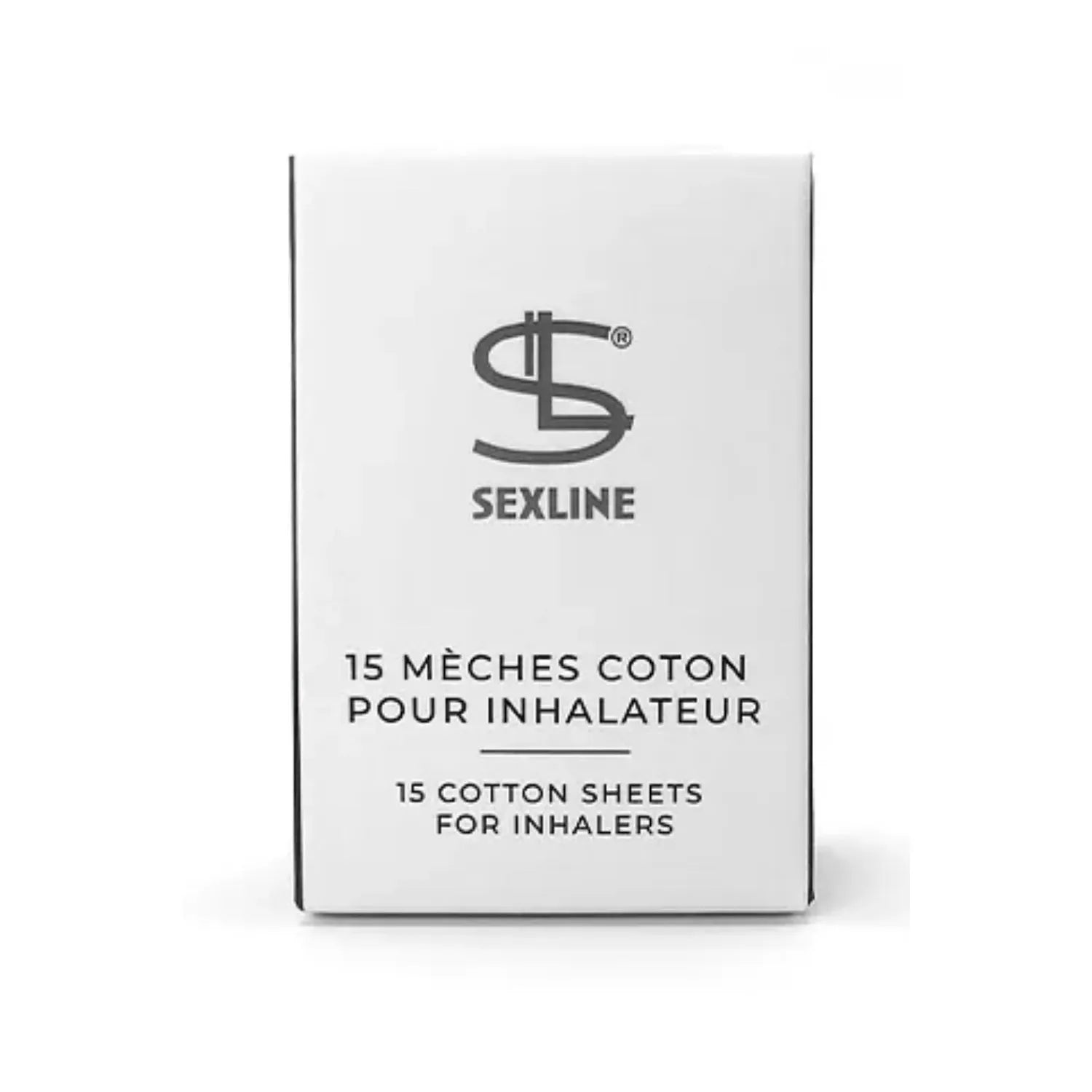 Pack Recharge Hygiénique 15 Mèches Coton Pur Inhalateur Stimulant Euphorisant Sexline Compatible Jetables Hygiène Diffusion Optimale Qualité Supérieure Blanc Pratique