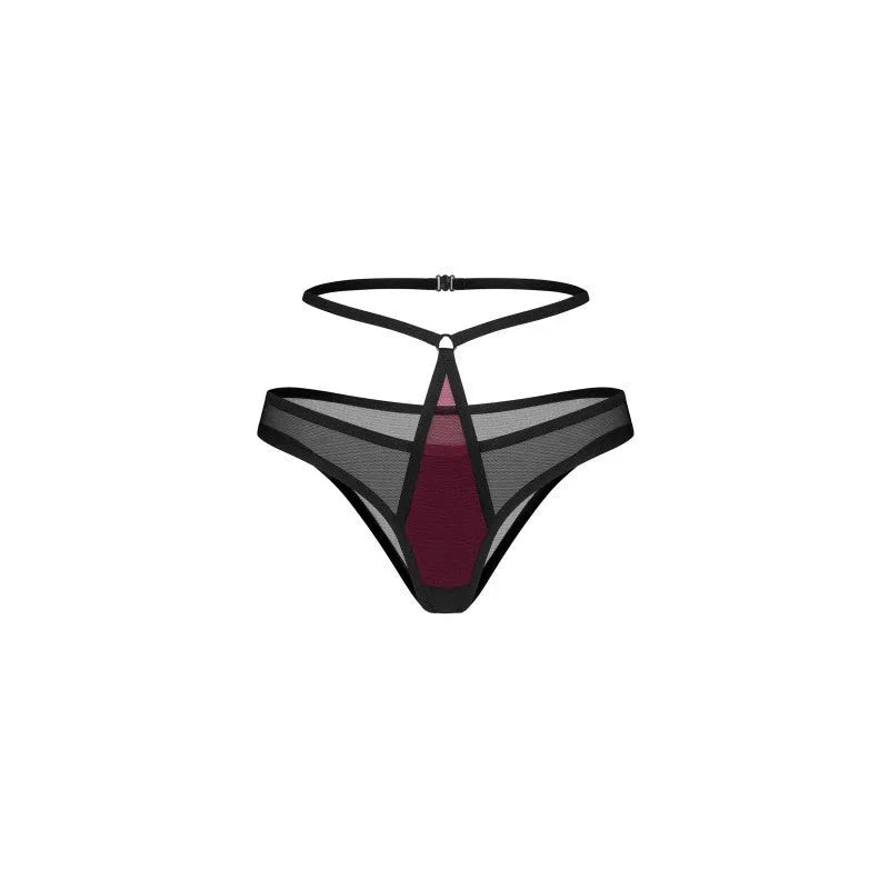 Culotte filet double Parisel bordeaux noir confortable sophistiquée peau sensible