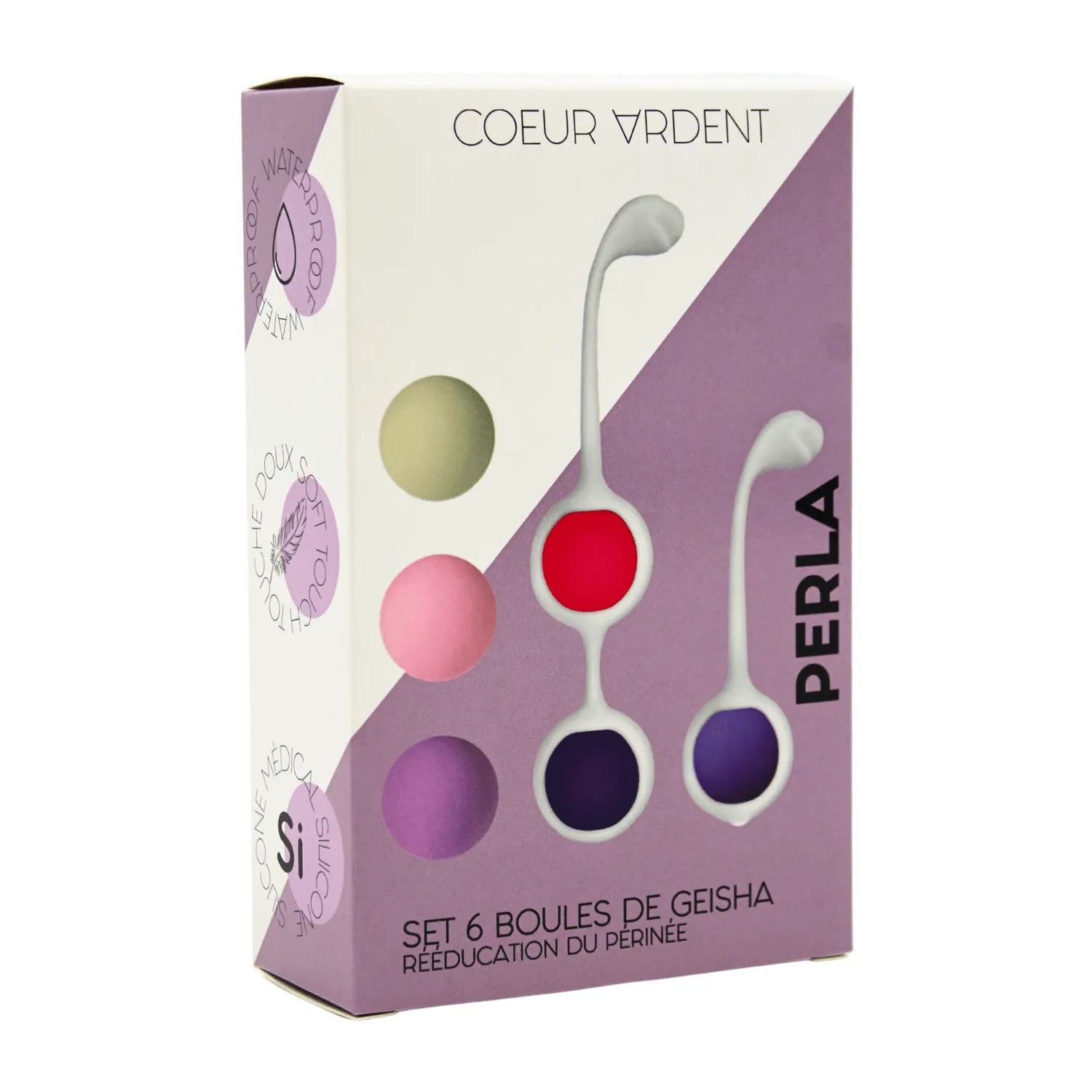 Set Boules Geisha Silicone Renforcement Périnée Femmes Post-Accouchement
