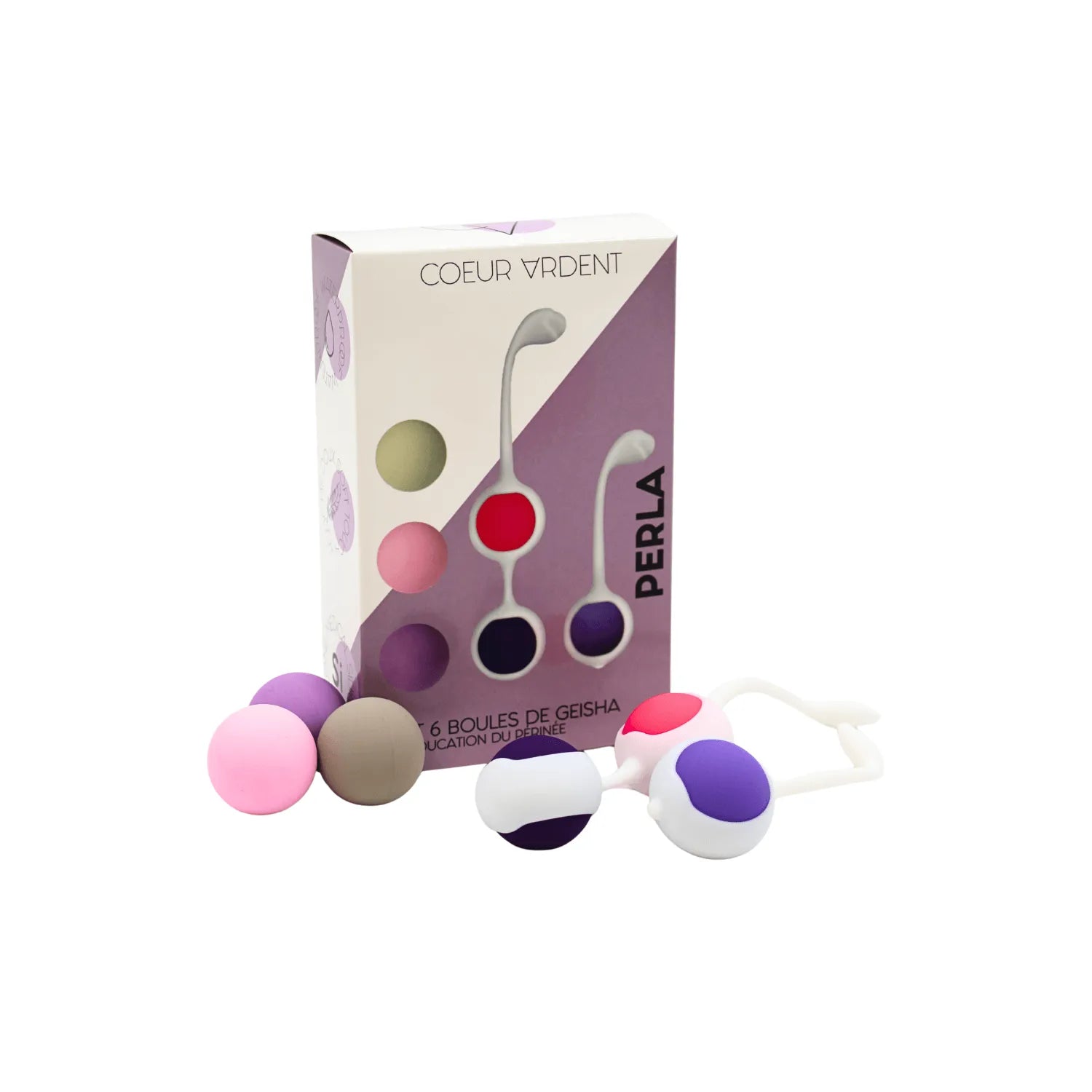 Set Boules Geisha Silicone Renforcement Périnée Femmes Post-Accouchement