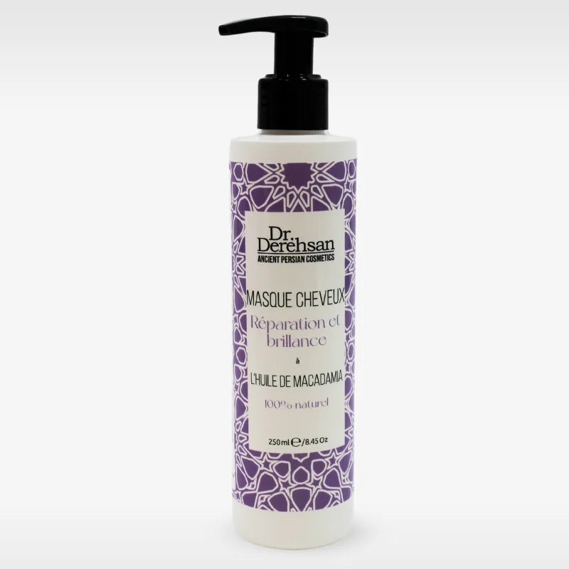Masque cheveux secs huile macadamia brillance protection chaleur 250ml
