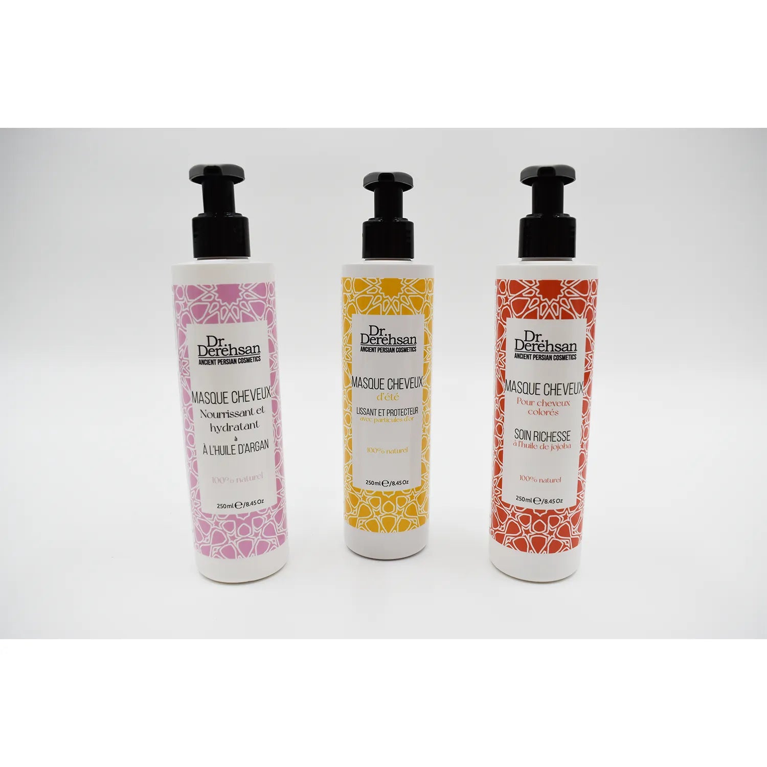 Masque capillaire naturel huile jojoba cheveux colorés protection éclat réparation 250ml