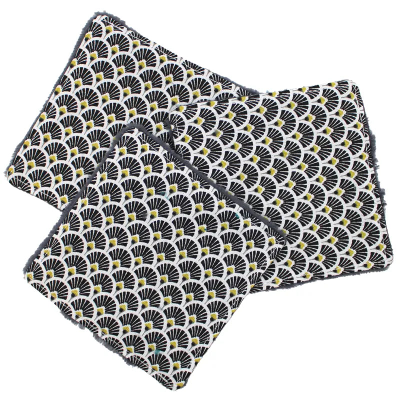 Lot 3 cotons démaquillants ultra doux bambou lavables zéro déchet éco-responsables