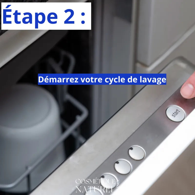 Éco-Bags céramique zéro déchet dans lave-vaisselle, perles bio-céramique visibles, solution écologique et économique.
