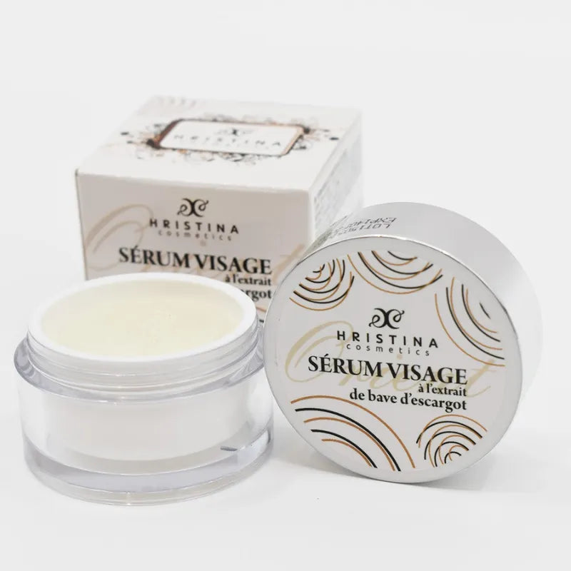 Sérum visage anti-rides hydratant naturel bave d'escargot peau lisse 25ml