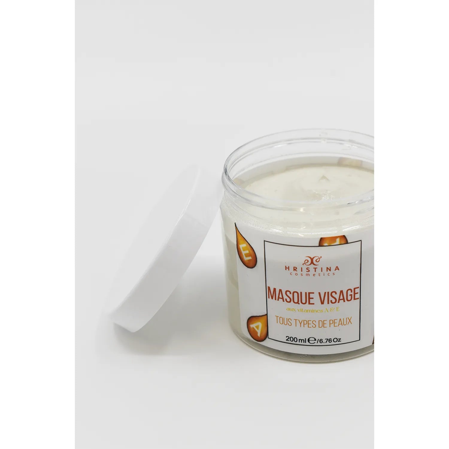 Masque visage naturel vitamines A E kaolin hydratant régénérant tous types peau
