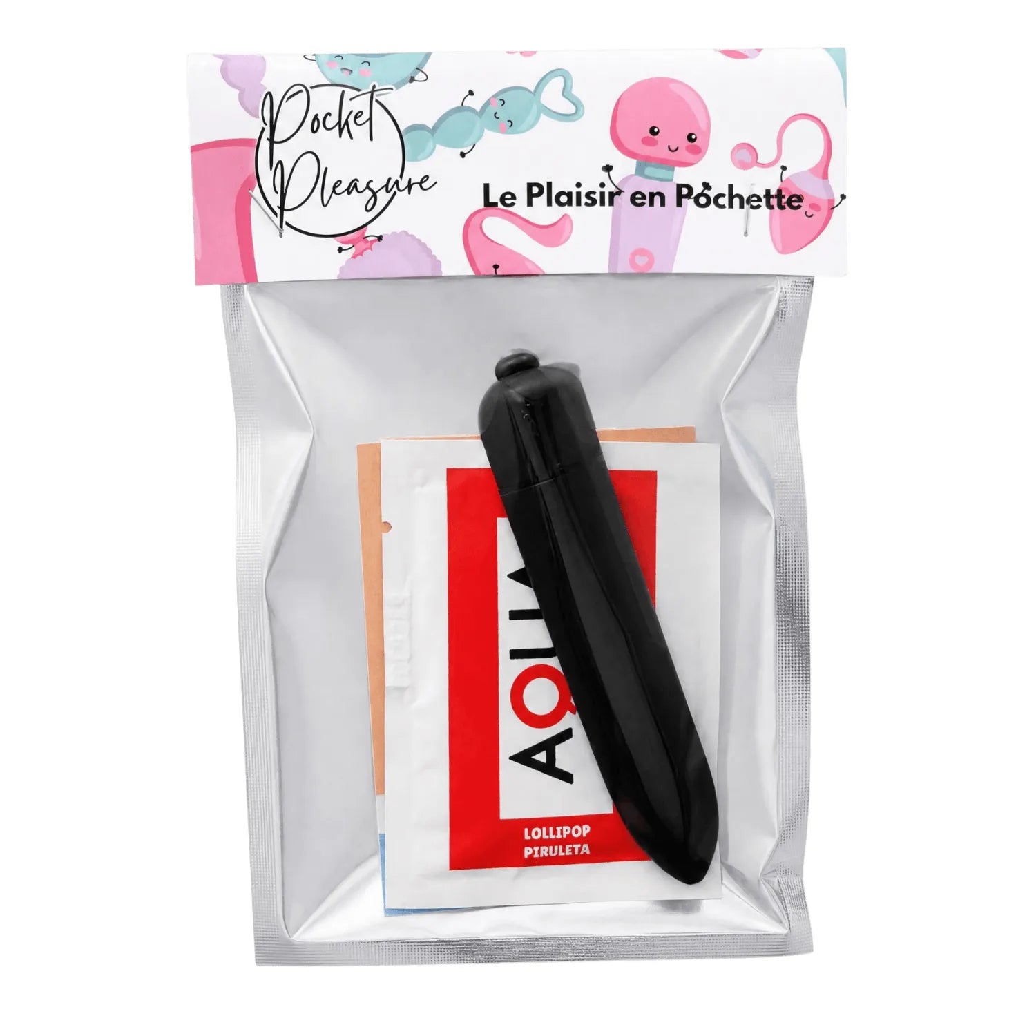 Mini Vibromasseur Bullet Pocket Pleasure Noir 10 Vitesses Stimulation Précise Zones Érogènes
