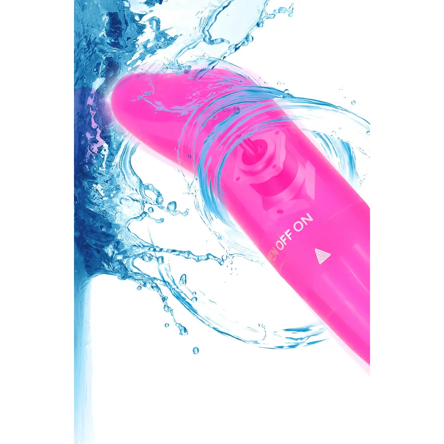 Vibromasseur point G tête incurvée rose fuchsia 12 cm compact léger