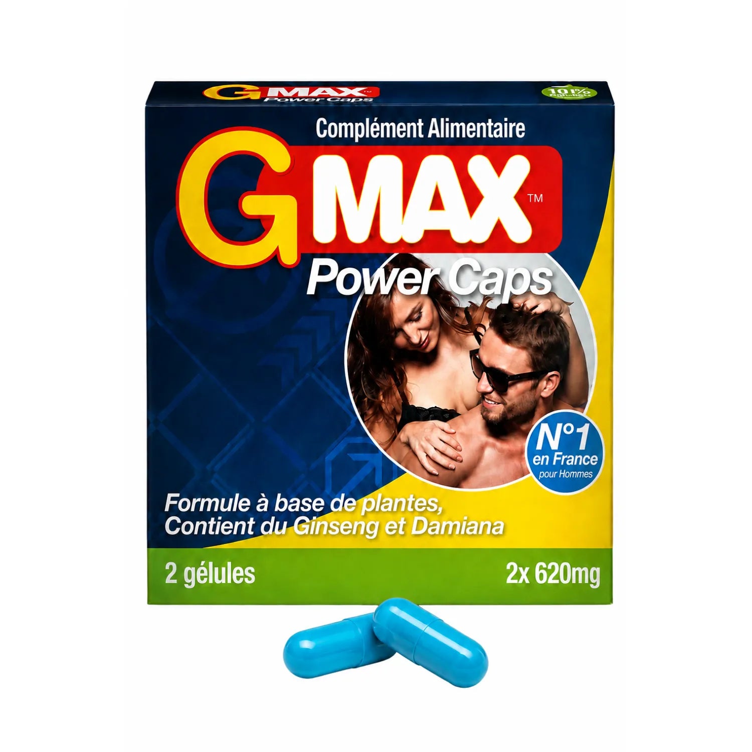 Complément alimentaire homme vitalité ginseng ginkgo libido boost capsules rapides
