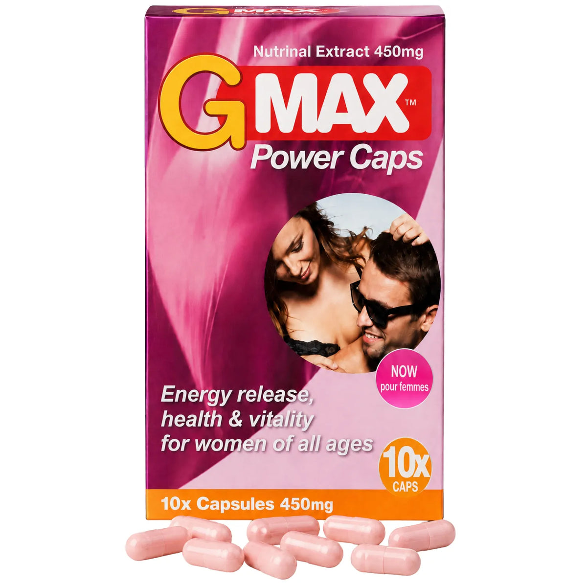 Gélules roses bien-être vitalité féminine Shatavari Maca Ginseng zinc vitamines