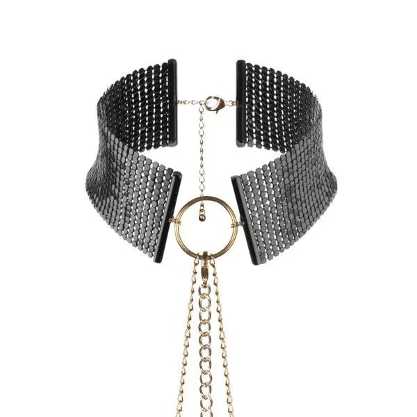 Accessoire Bondage Maille Métallique Séduisant Collier Réglable Ceinture Chaîne Élégant Audacieux Captivant Polyvalent Sensuel Ajustable Finitions Brillantes Soirée Intime Luxe