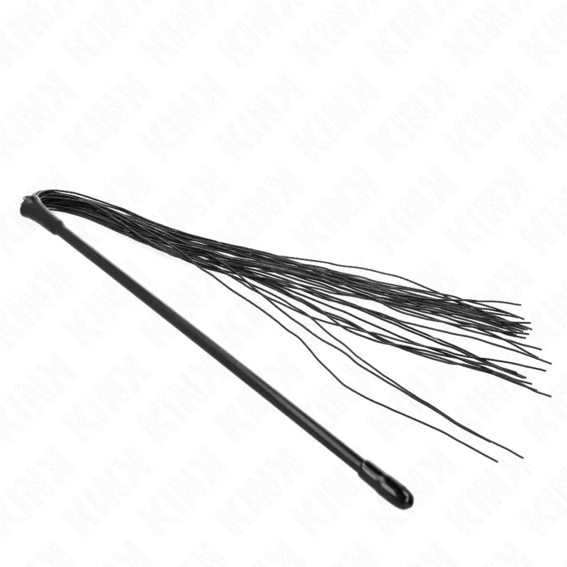 Cravache BDSM en cuir noir, design raffiné et robuste, idéale pour jeux sensuels, qualité premium, collection prestige.