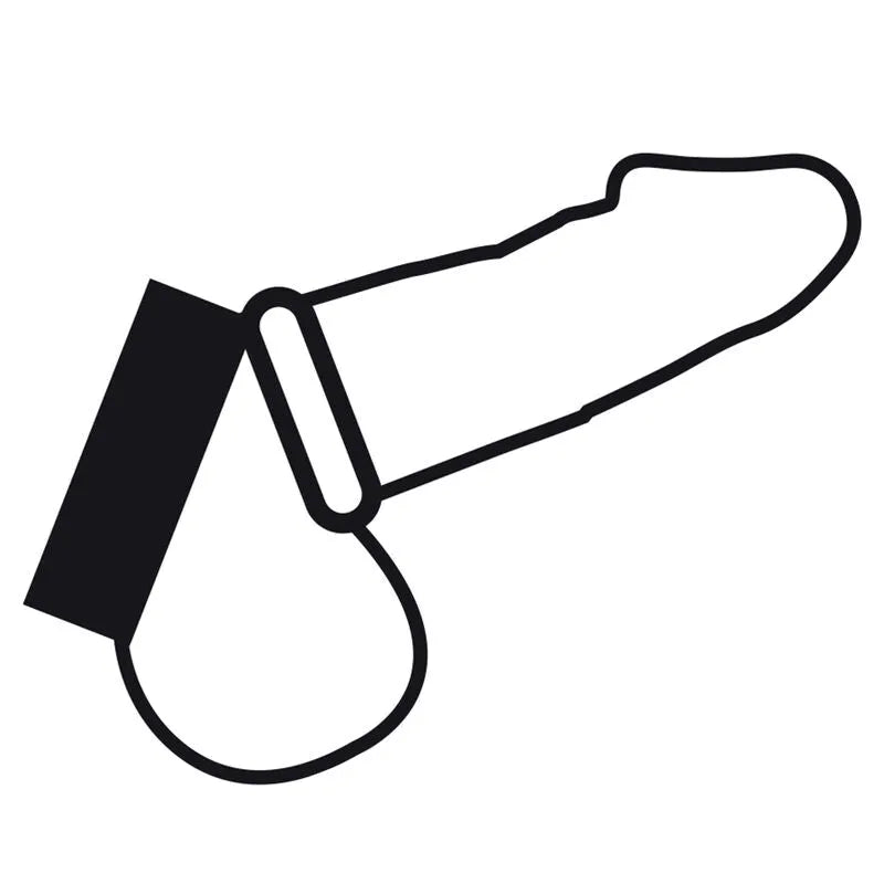 Anneau pénien testiculaire métal noir, design ergonomique, finition élégante, idéal pour BDSM et prolongation érection.