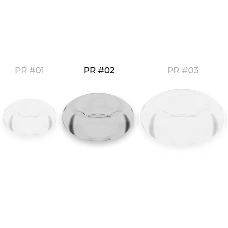 Anneau pénien hypoallergénique TPE transparent, ergonomique, souple, antidérapant, pour érection renforcée et confort opti...