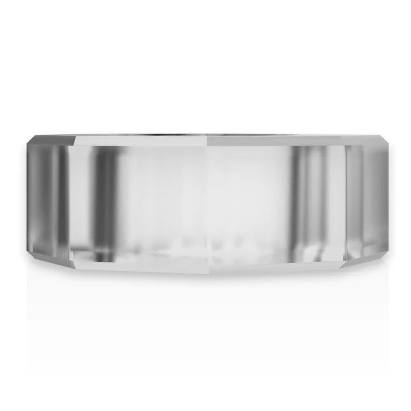 Anneau pénien transparent en TPE hypoallergénique, forme circulaire, surface lisse, pour confort et érections prolongées.