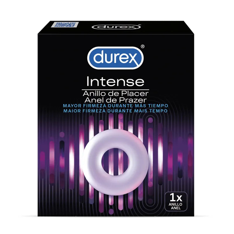 Anneau Érectile Réutilisable Durex Intense Plaisir Prolongation Élastique Doux Confortable Étanche Durable Sécurisé Compatible Préservatif Hypoallergénique Discret
