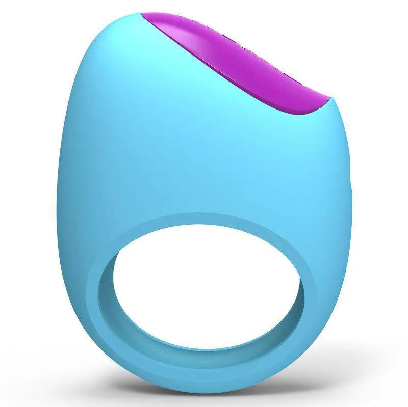 anneau vibrant connecté couple silicone flexible élastique stimulation puissante six modes contrôlable application mobile rechargeable étanche biocompatible plastique intensité réglable